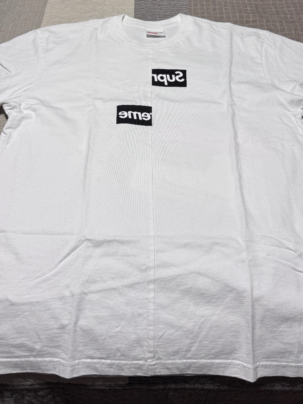 Supreme x Comme des Garçons Split Box Logo T shirt -new size medium